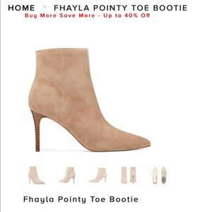 Nine West Fhayla Bootie Light Natural Suede